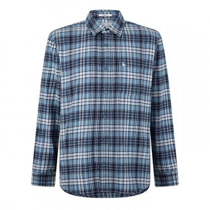 Front - Jack Wills Mens Checked Long-Sleeved Shirt