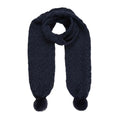 Front - Regatta Lovella IV Chunky Cable Knit Pom Pom Scarf