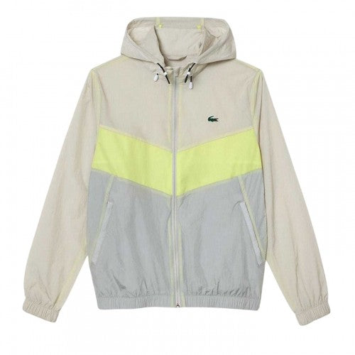 Front - Lacoste Mens Logo Full Zip Blouson Jacket