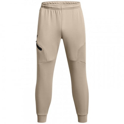 Front - Under Armour Mens Fleece Tapered Joggers
