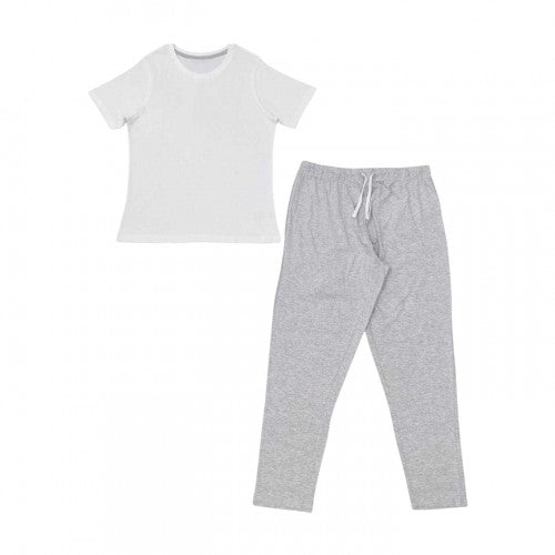 Front - Linea Womens/Ladies Blank Short-Sleeved Pyjama Set