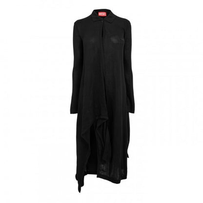 Front - Diesel Womens/Ladies Plain Regular Shirt Dress