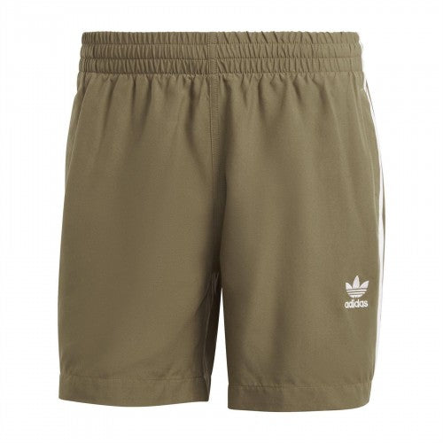 Front - Adidas Mens Originals 3 Stripes Swim Shorts