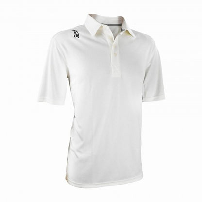 Front - Kookaburra Childrens/Kids Elite Logo Cricket Shirt
