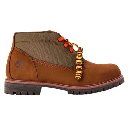 Front - Timberland Mens Premium Leather Mid Cut Chukka Boots