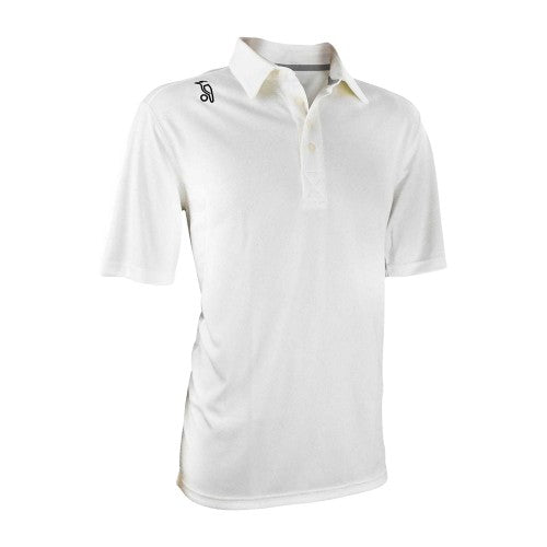 Front - Kookaburra Mens Elite Logo Cricket Shirt