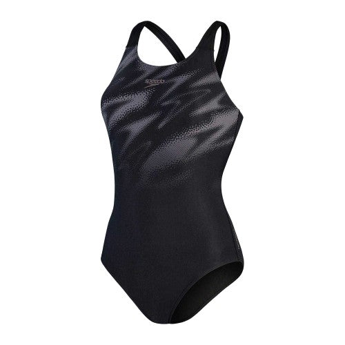 Front - Speedo Womens/Ladies Hyper Boom Abstract One Piece Swimsuit
