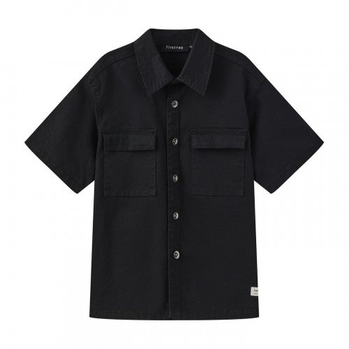 Front - Firetrap Childrens/Kids Pocket Short-Sleeved Shirt