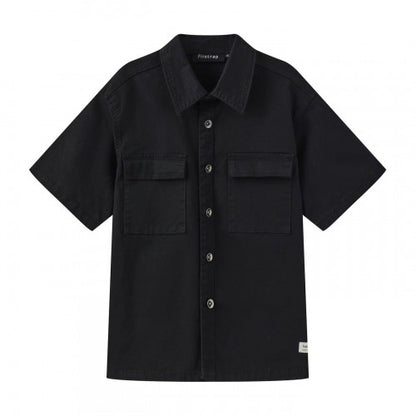 Front - Firetrap Childrens/Kids Pocket Short-Sleeved Shirt
