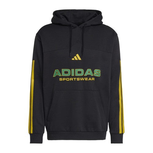 Front - Adidas Unisex Adult House of Tiro Nations Pack Striped Cotton Sport Hoodie