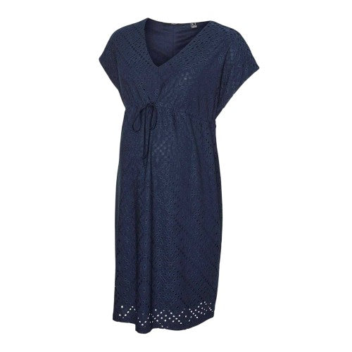 Front - Mamalicious Womens/Ladies Vmmtassa V Neck Maternity Dress
