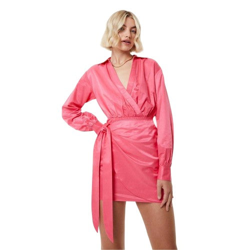 Front - Jack Wills Womens/Ladies Draped Shirt Dress