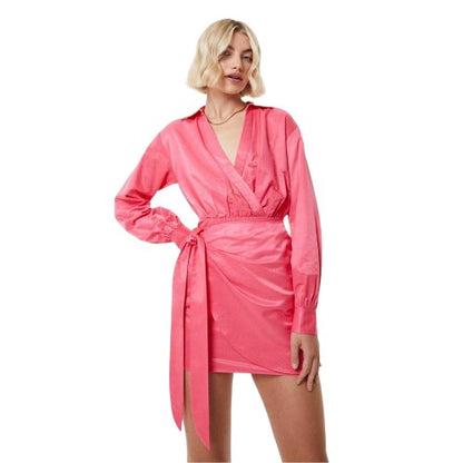 Front - Jack Wills Womens/Ladies Draped Shirt Dress