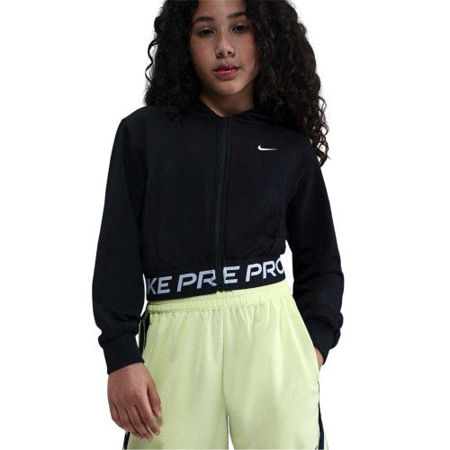 Front - Nike Childrens/Kids Pro Full Zip Hoodie