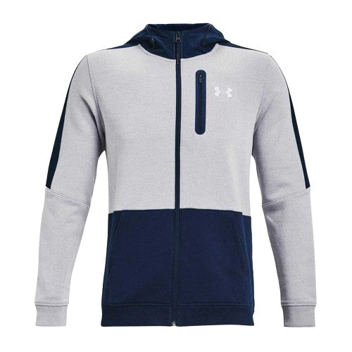 Front - Under Armour Mens Threadborne Full Zip Hoodie