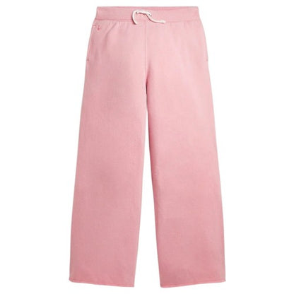 Front - Ralph Lauren Girls Wide Leg Joggers