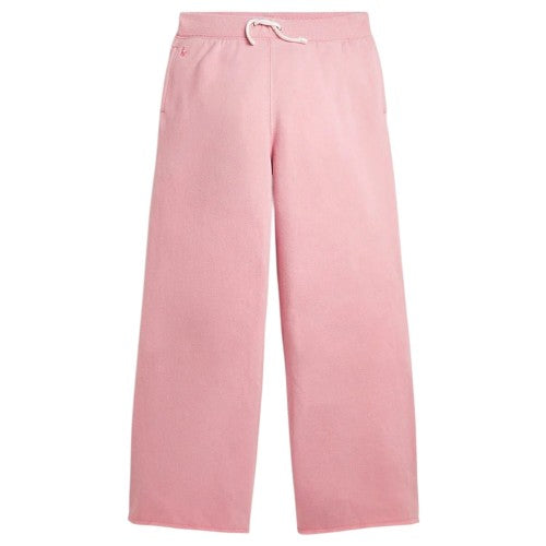 Front - Ralph Lauren Girls Wide Leg Joggers