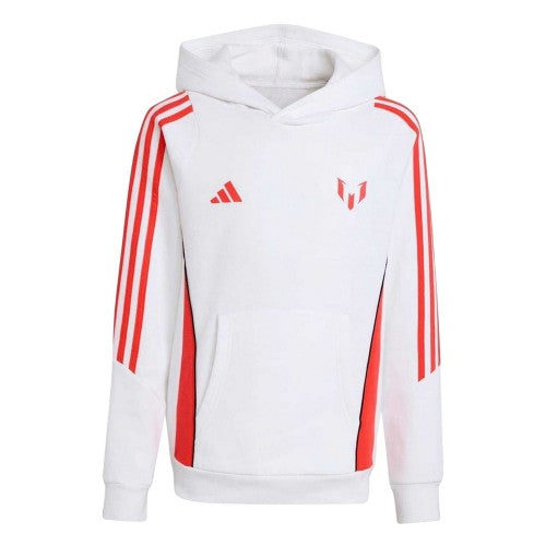Front - Adidas Childrens/Kids Messi Football Drawstring Hoodie