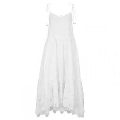 Front - Boss Womens/Ladies Broderie Maxi Dress
