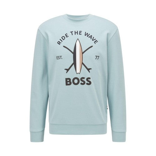 Front - Hugo Boss Mens Savin Sweatshirt