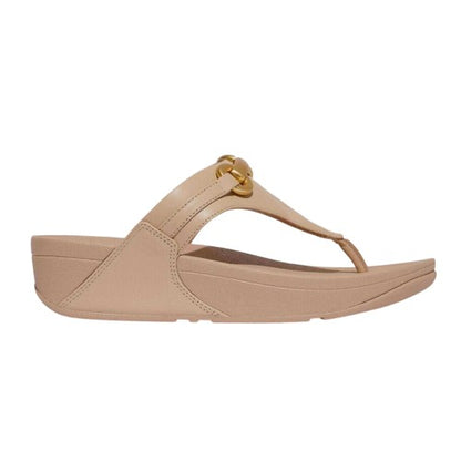 Front - FitFlop Womens/Ladies Chunky Leather Snaffle Flatform Sandals