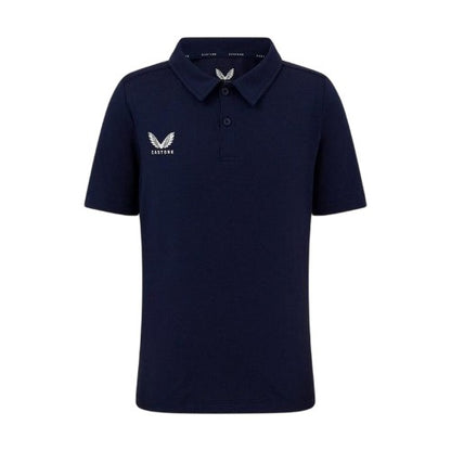 Front - Castore Childrens/Kids Chest Logo Short-Sleeved Polo Shirt