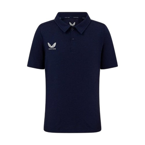 Front - Castore Childrens/Kids Chest Logo Short-Sleeved Polo Shirt