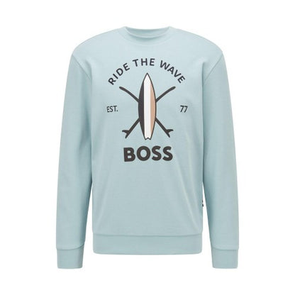 Front - Hugo Boss Mens Savin Sweatshirt