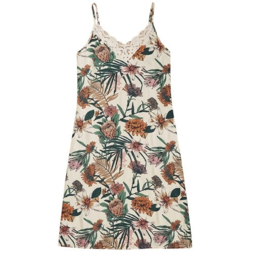 Front - CCDK Copenhagen Womens/Ladies Melissa Protea Lace Detail Slip Dress
