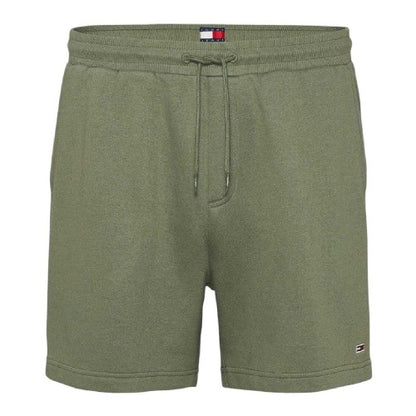 Front - Tommy Jeans Mens Flagbeach Polycotton Logo Shorts