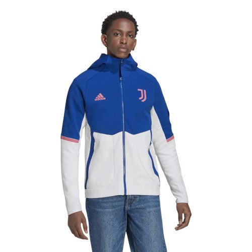 Front - Adidas Mens 2022/23 Juventus FC Anthem Jacket