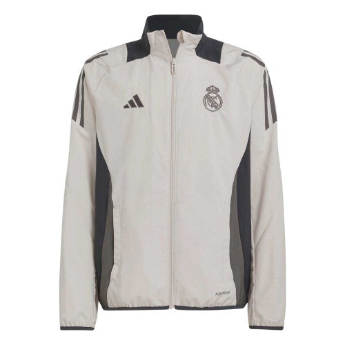 Front - Adidas Childrens/Kids Real Madrid CF Training Jacket