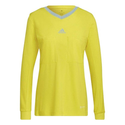 Front - Adidas Womens/Ladies 22 Long-Sleeved Referee Jersey