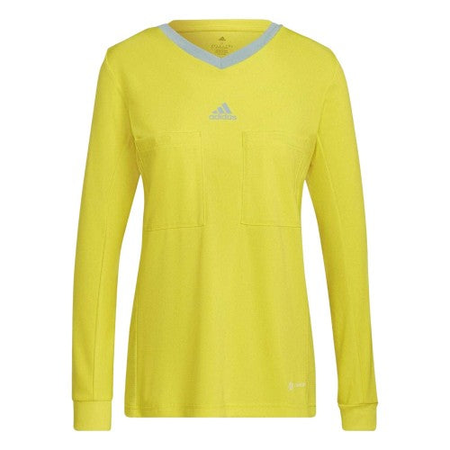 Front - Adidas Womens/Ladies 22 Long-Sleeved Referee Jersey