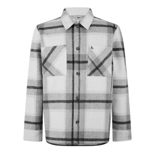 Front - Jack Wills Mens Plaid Regular Overshirt