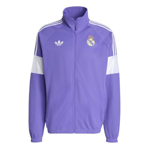 Front - Adidas Mens Real Madrid CF Track Top