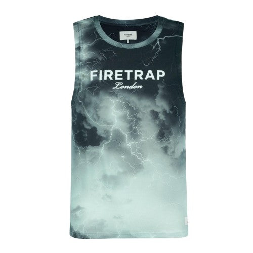 Front - Firetrap Mens Sub Lightning Vest Top