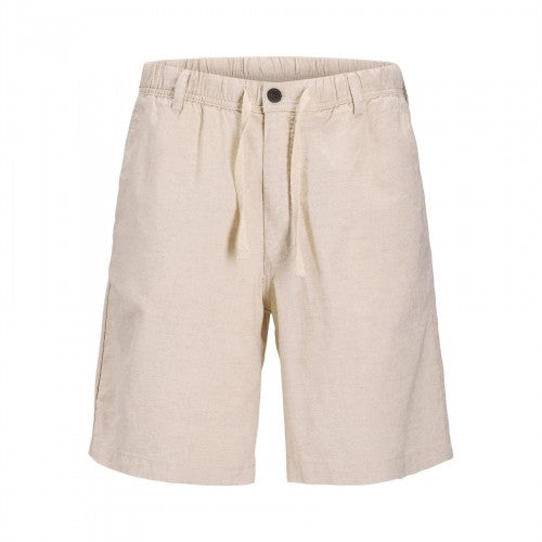 Front - Jack And Jones Mens Linen Blend Chino Shorts