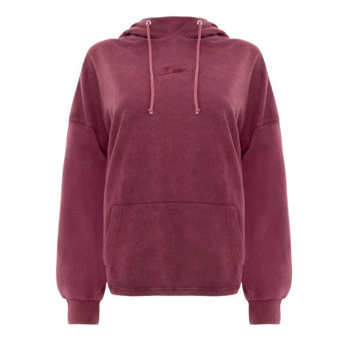 Front - I Saw It First Womens/Ladies Embroidered Logo Hoodie