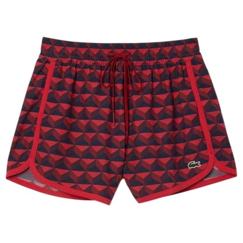 Front - Lacoste Womens/Ladies Motif Shorts