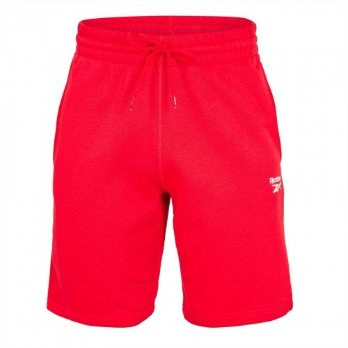 Front - Reebok Mens Identity Fleece Shorts