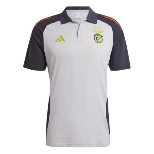 Front - Adidas Mens 2024/2025 SL Benfica Polo Shirt
