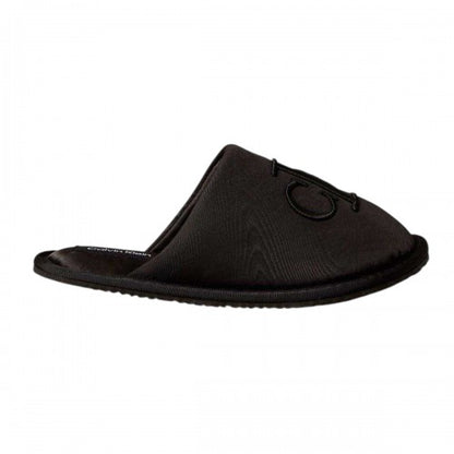 Front - Calvin Klein Womens/Ladies Logo Satin Closed Toe Mules