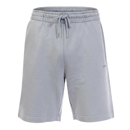 Front - Hugo Mens Cotton Logo Relaxed Fit Shorts