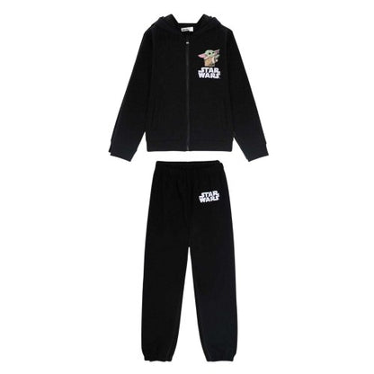 Front - Star Wars The Mandalorian Childrens/Kids Character Hoodie And Joggers Set