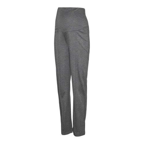 Front - Mamalicious Womens/Ladies Melange Straight Leg Sweatpants