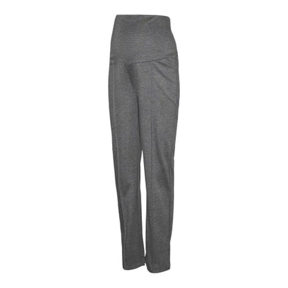 Front - Mamalicious Womens/Ladies Melange Straight Leg Sweatpants