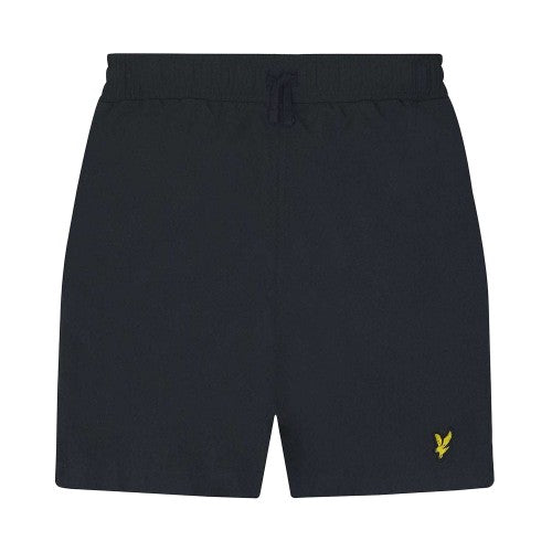 Front - Lyle & Scott Boys Plain Swim Shorts