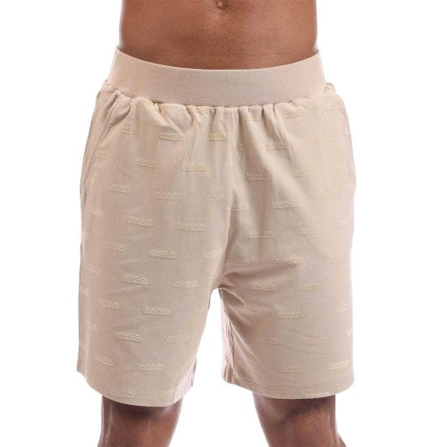 Front - Hugo Mens Logo Regular Shorts