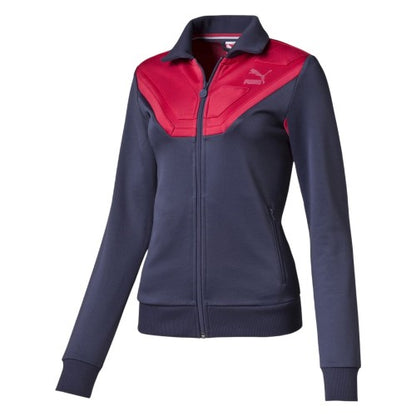 Front - Puma Womens/Ladies Heritage V-Shaped Tracksuit Top
